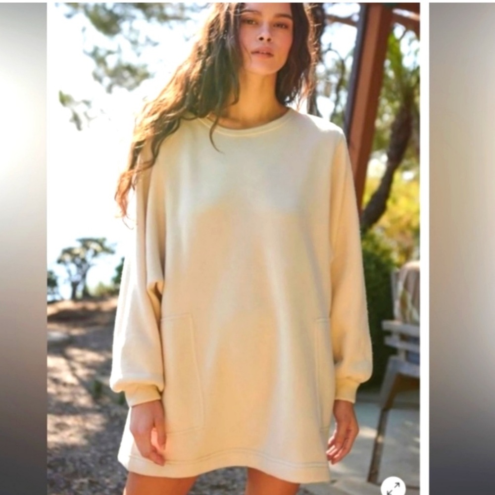 Free People Beach sweatshirt mini dress❤️❤️❤️❤️
